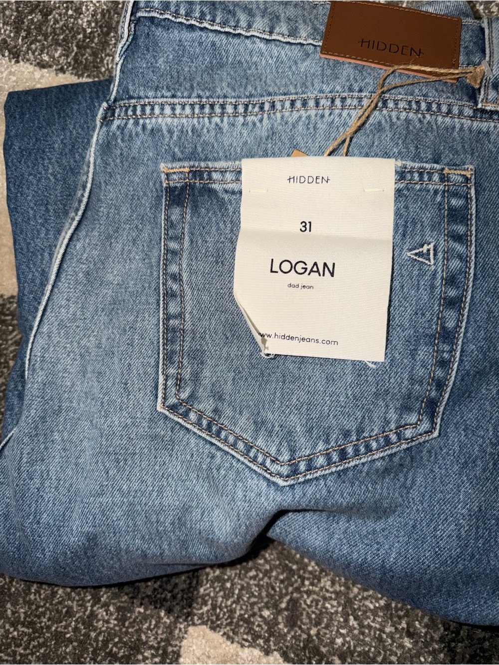Hidden Logan High-Rise Women's Jeans in Light Blue